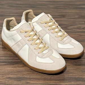 Maison Margiela GAT Replica Sneakers Trainers Shoes Ivory White Men Size 11